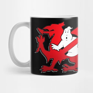 Welsh Ghostbusters Logo Mug